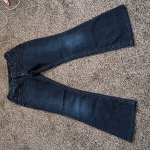 Silver Jeans Suki Flare Stretch Mid rise Size 29x34 Women's